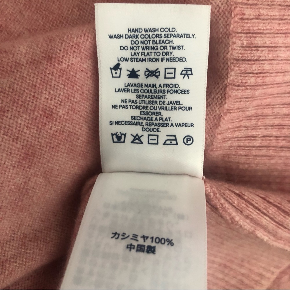 Lands' End Pink Crew Neck Sweater - Picture 7 of 10